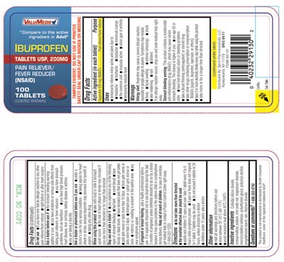 image description - VM Ibuprofen Tablets 200 mg 100ct 941 01